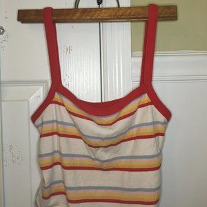 PacSun Striped Crop Top